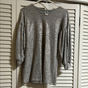 Sparkling Silver Kids Dress